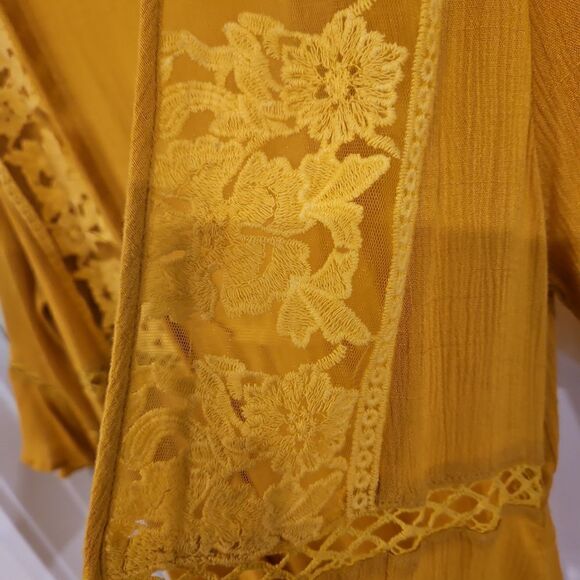 Entro Kimono Mustard Gold - Picture 8 of 9